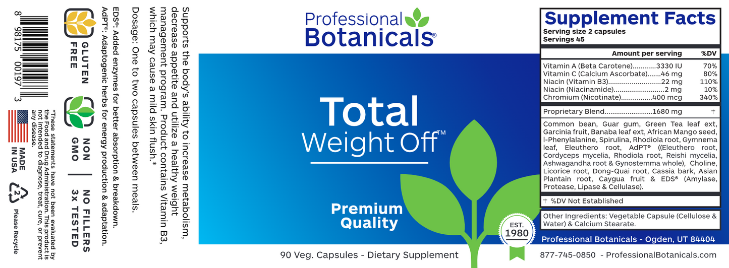 Total Weight Off 90 vegcaps