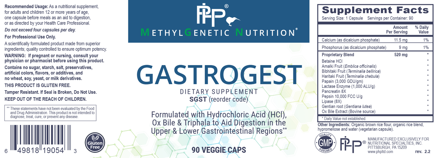 GASTROGEST 90 vegcaps