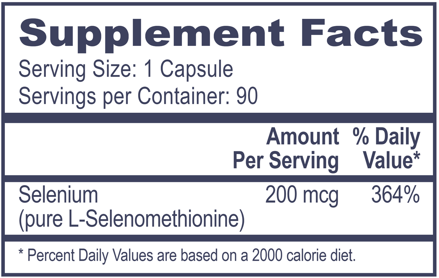 Selenomethionine 90 vegcaps