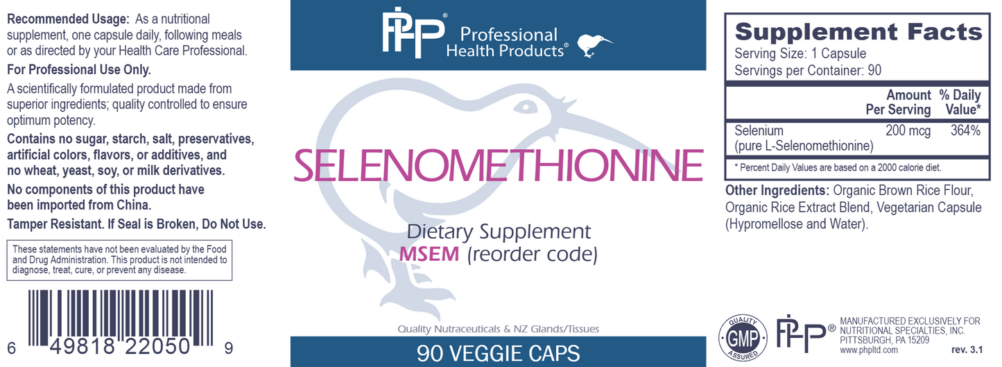 Selenomethionine 90 vegcaps