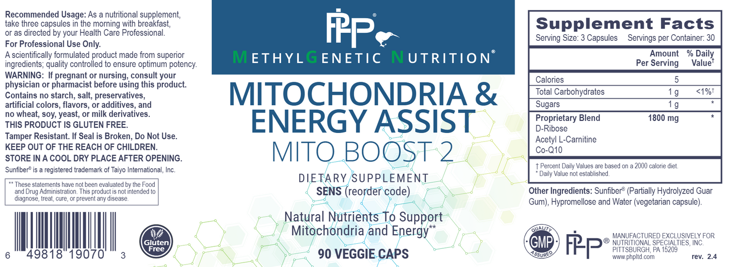 Mitochondrial Energy & Assist 90 vegcaps