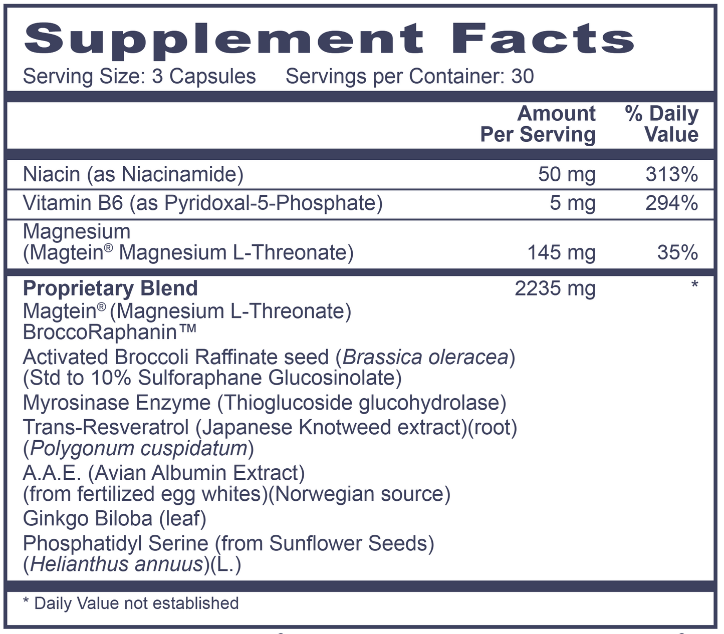 Neuro Nutrients 90 DRcaps