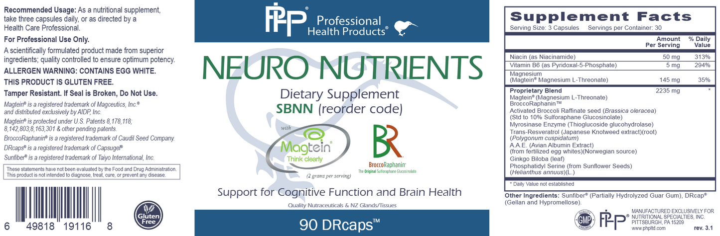 Neuro Nutrients 90 DRcaps