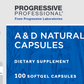 A & D Natural Capsules 100 gels