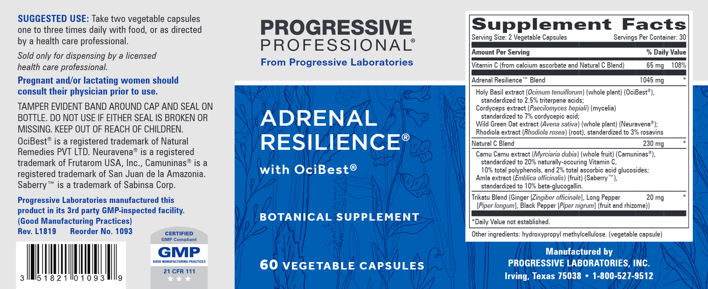 Adrenal Resilience 60 vegcaps