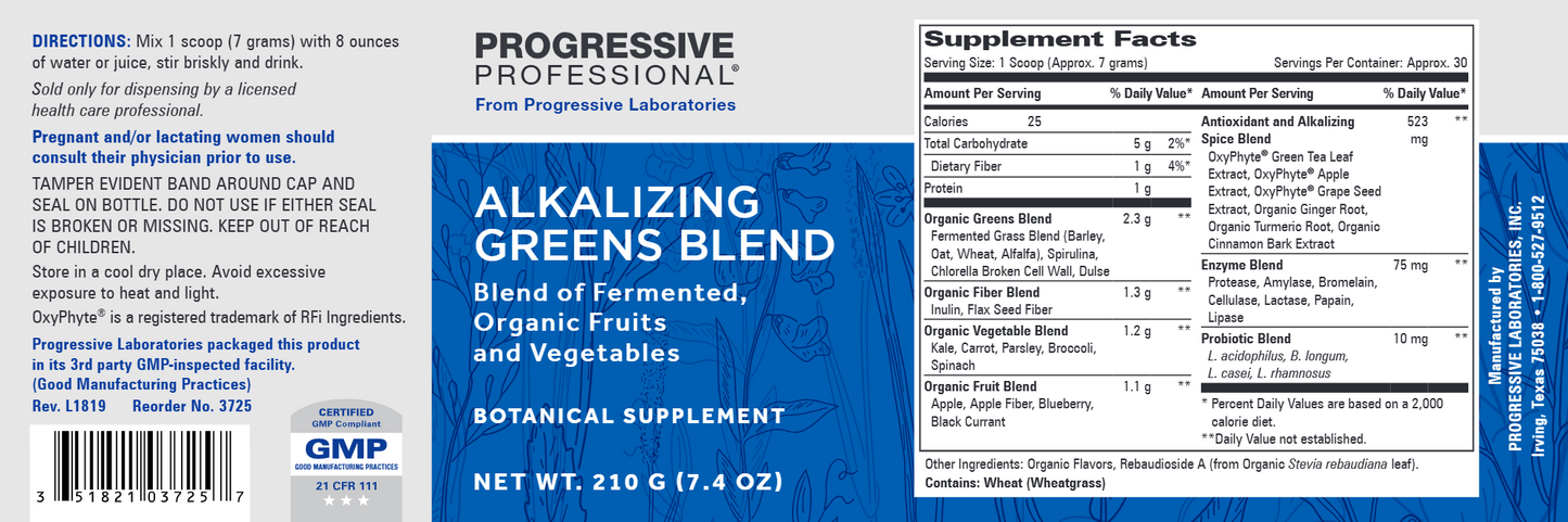 Alkalizing Greens Blend 210 g