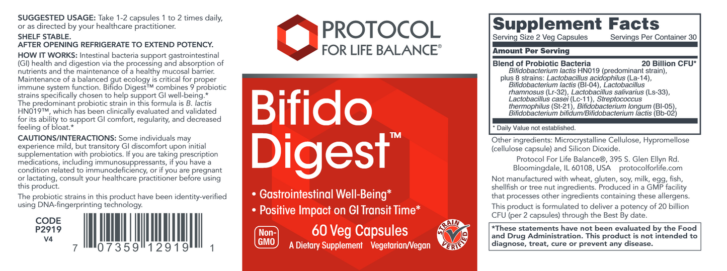 Bifido Digest 60 vcaps