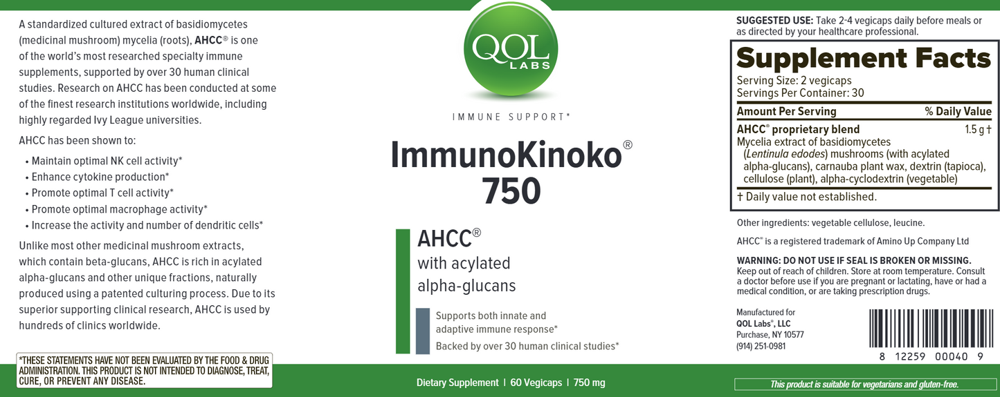 ImmunoKinoko 750 mg 60 vcaps