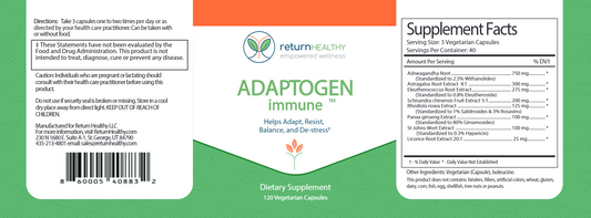 Adaptogen Immune 120 vegcaps