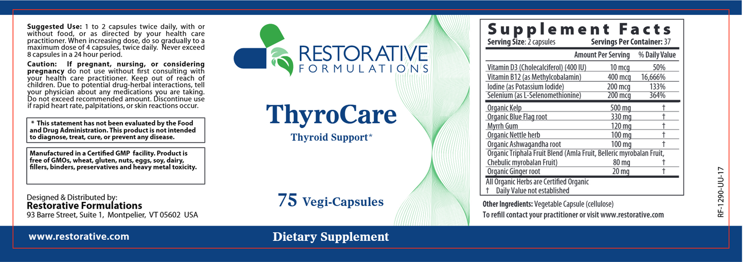 ThyroCare 75 vegi caps