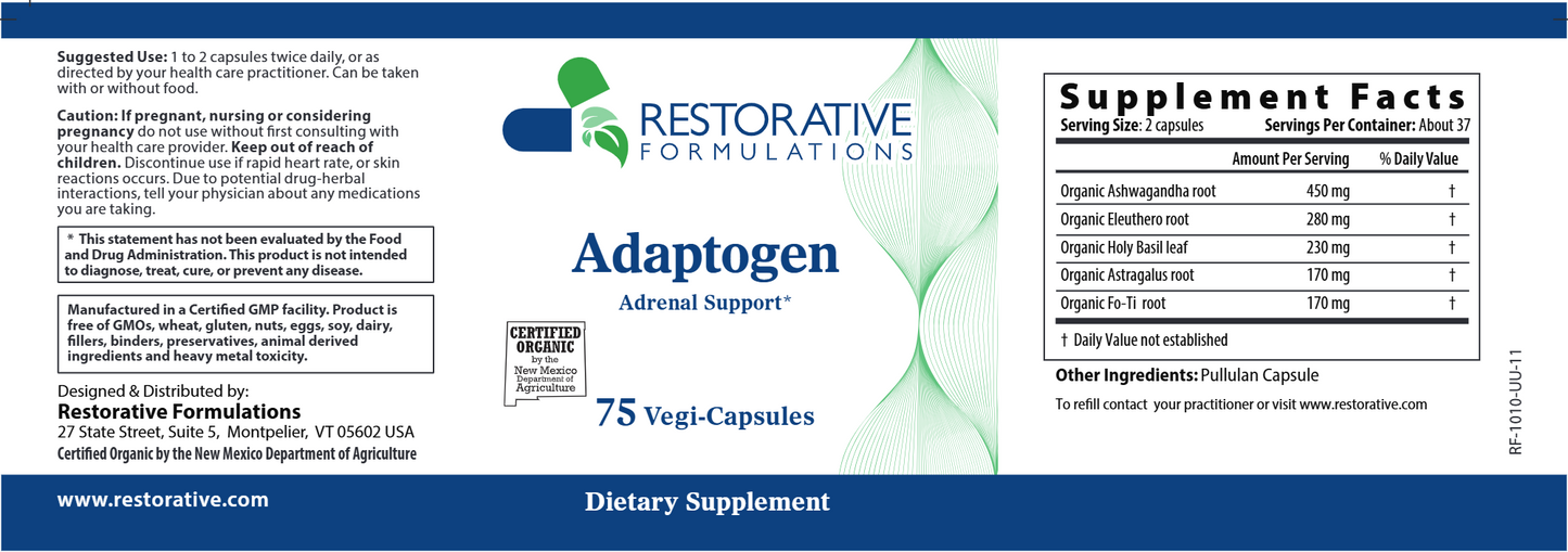 Adaptogen 75 vegi caps