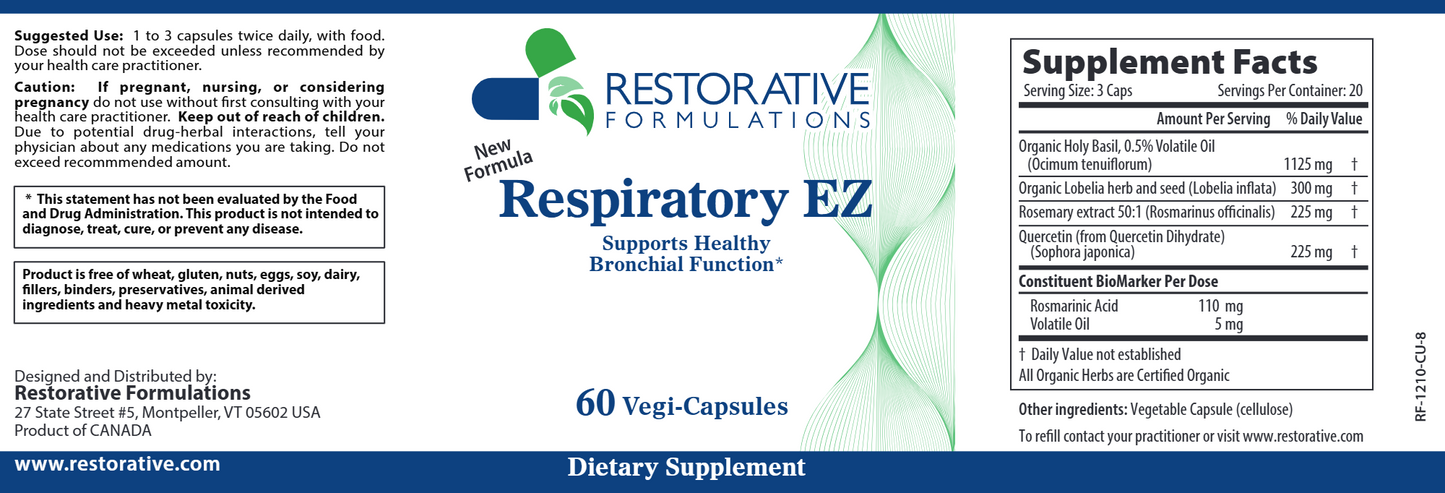 Respiratory EZ 60 vegcaps