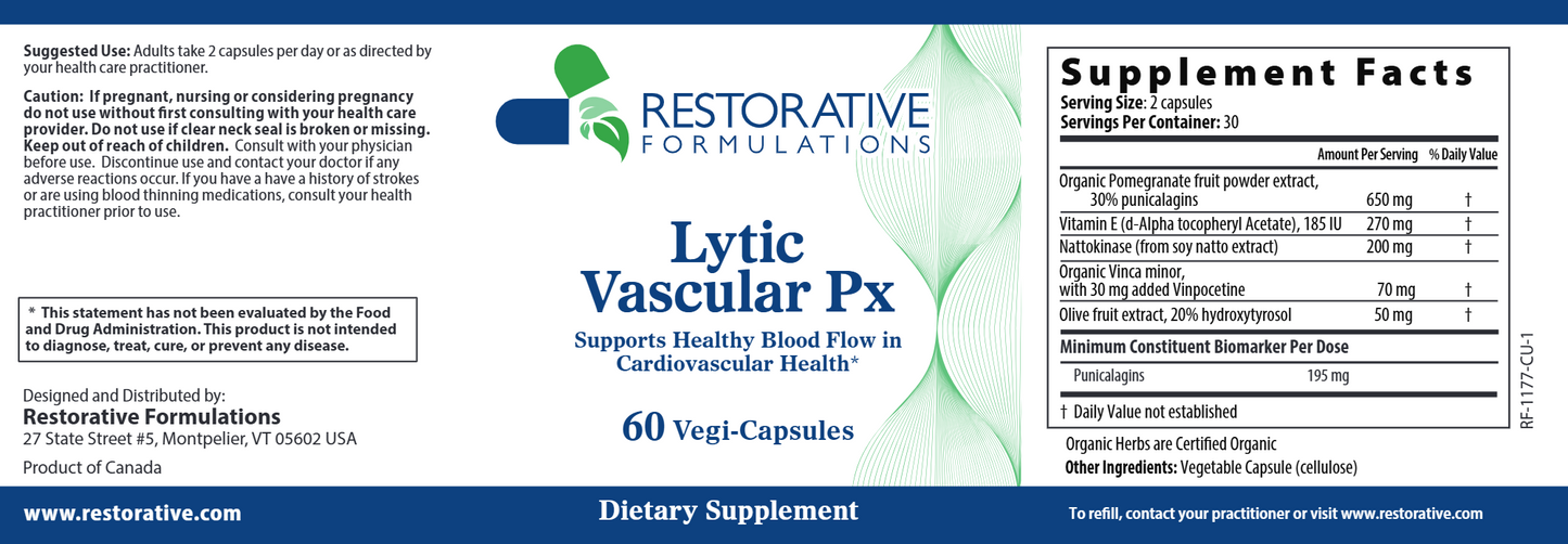 Lytic Vascular Px 60 vegcaps