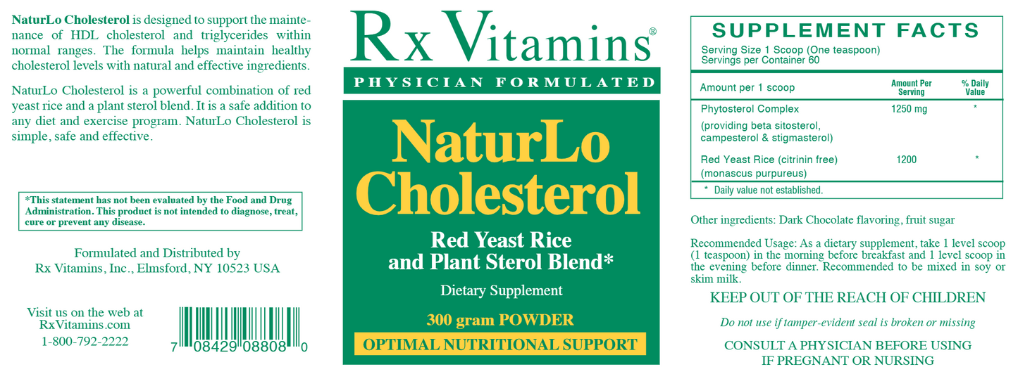 NaturLo Cholesterol Powder 300 g