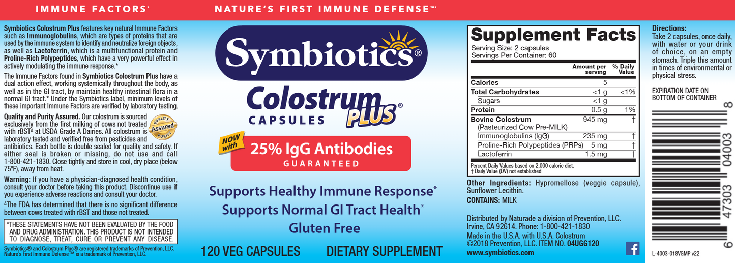 Colostrum Plus 120 caps