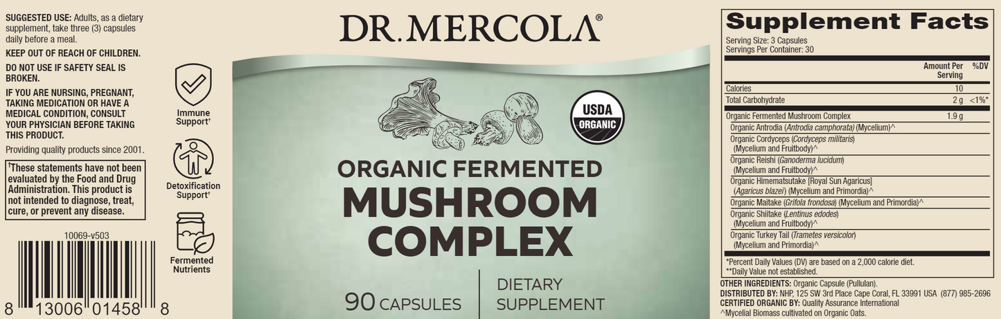 Fermented Mushroom Complex 90 caps