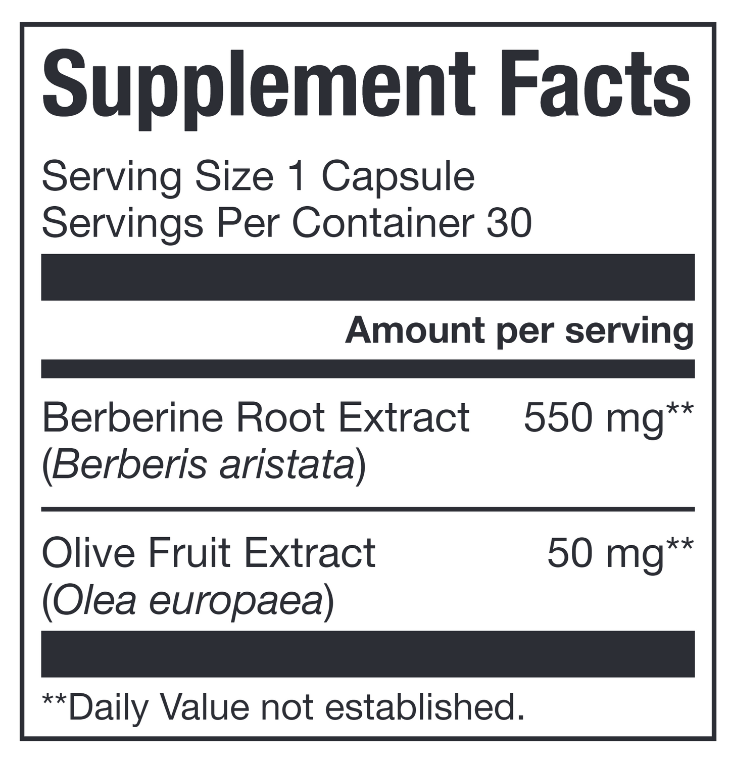 Berberine Complex 30 vegcaps