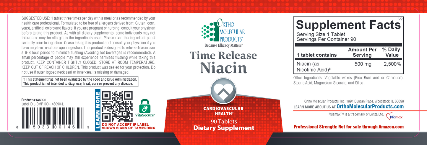 Time Release Niacin 90 tabs