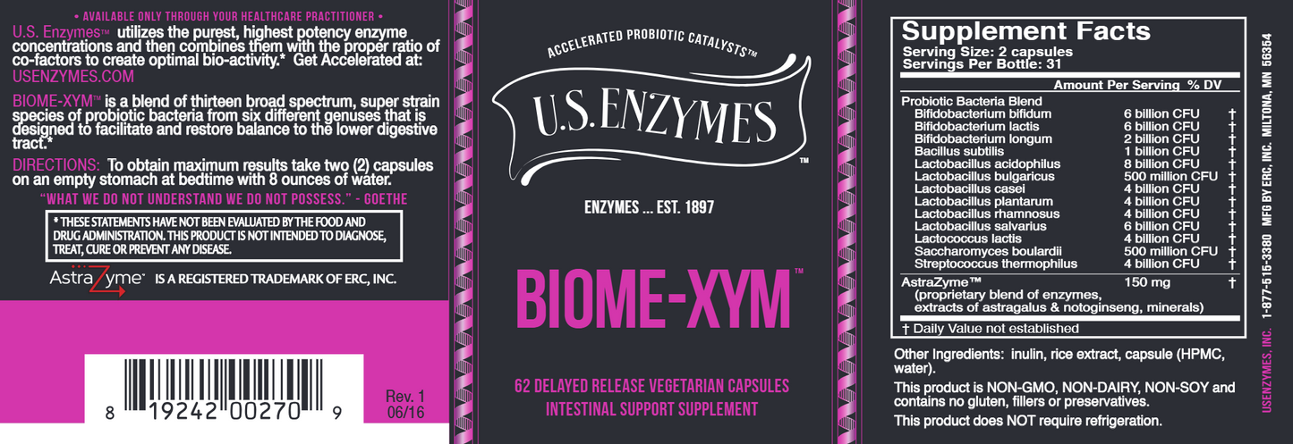 Biome-xym DR 62 vegcaps