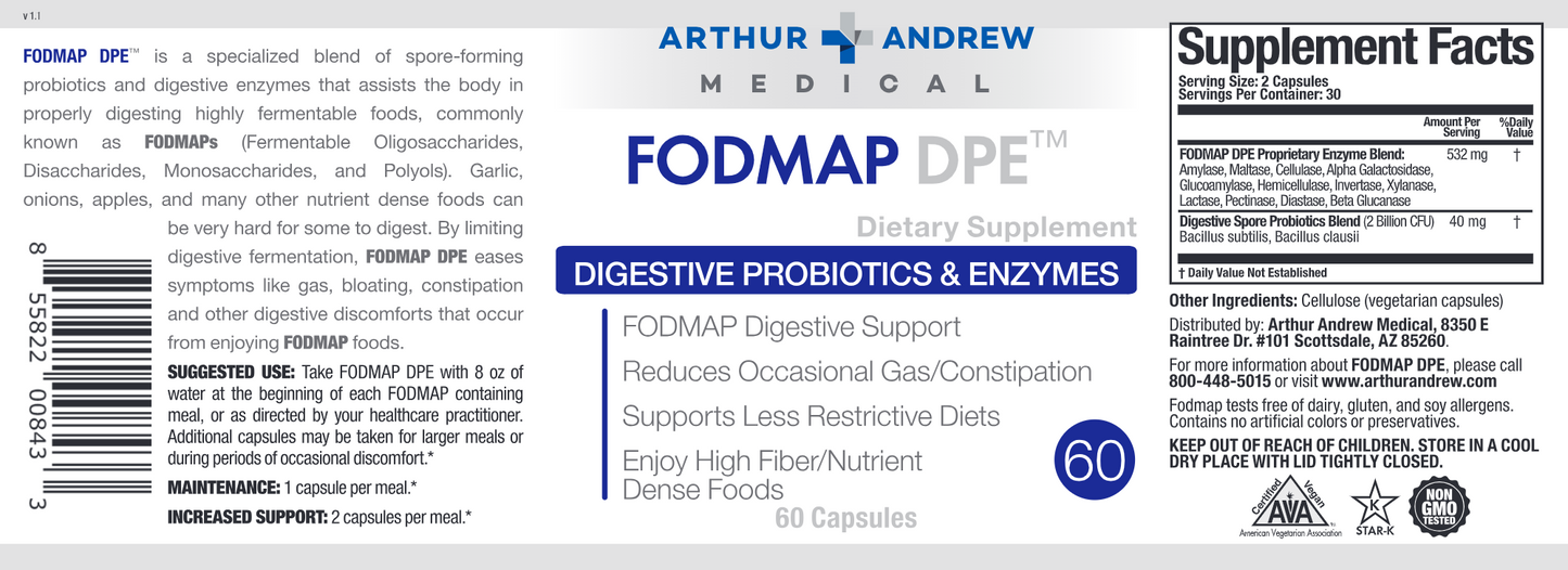 FODMAP DPE 60 caps