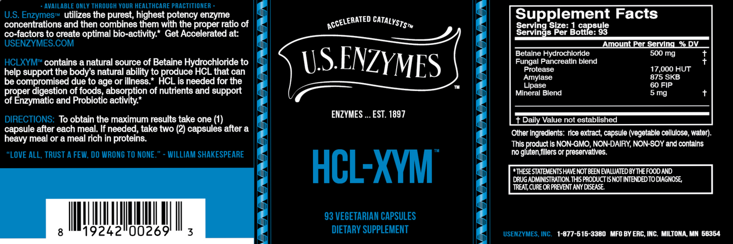 HCL-xym 93 vegcaps