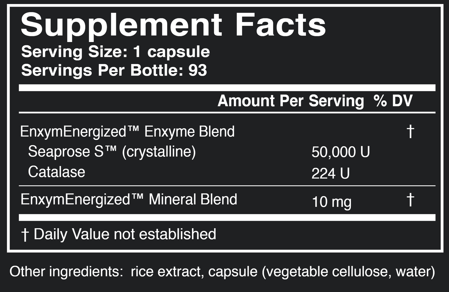 Seaxym DR 93 vegcaps