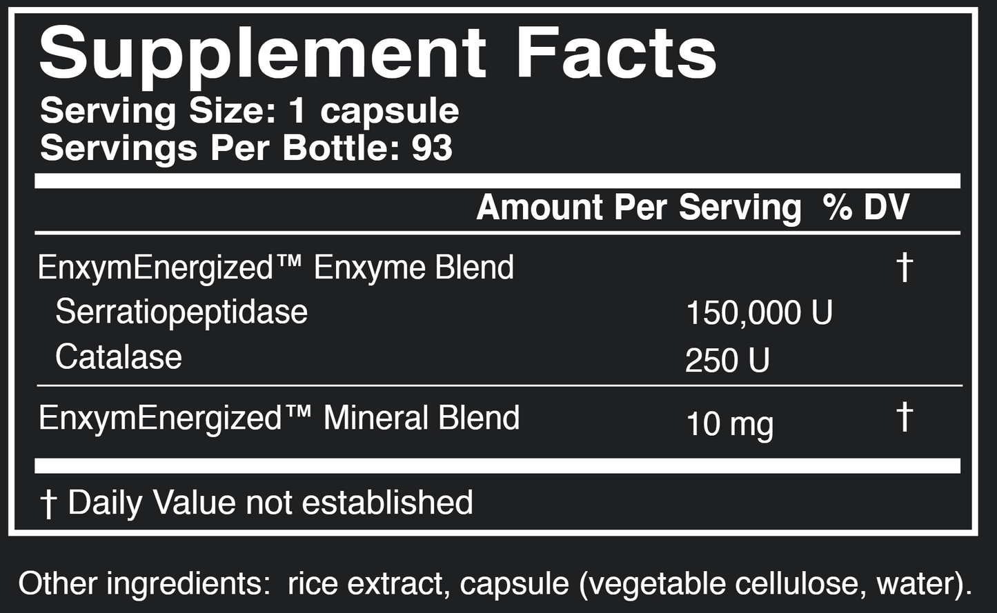 Serraxym DR 93 vegcaps