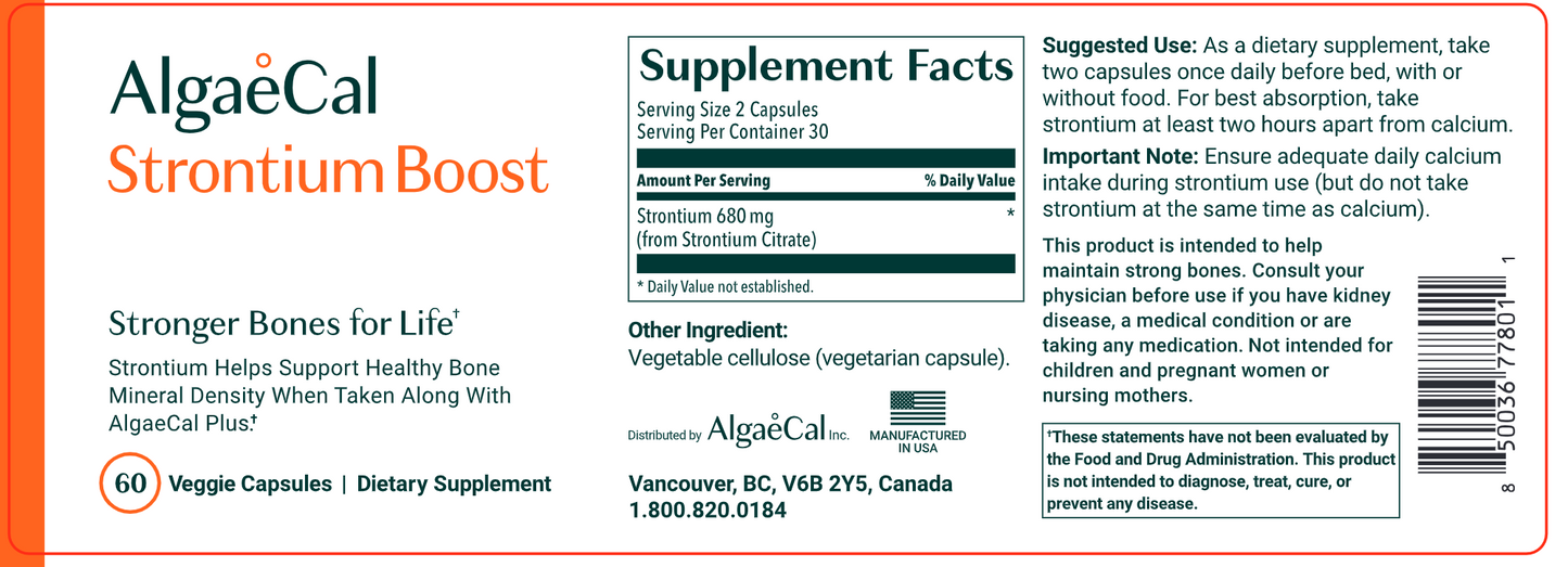 Strontium Boost 60 vegcaps