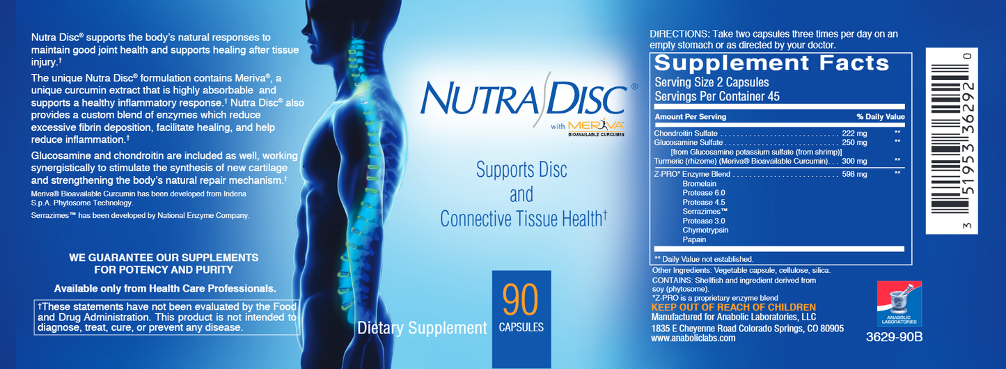 Nutra Disc w/Meriva 90 caps