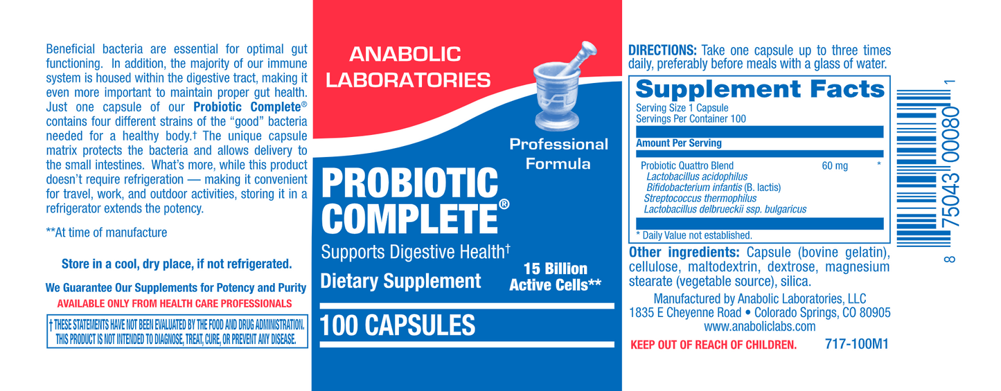 Probiotic Complete 100 caps