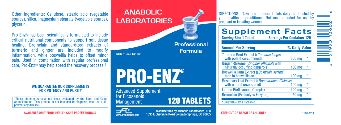 Pro-Enz 120 tabs