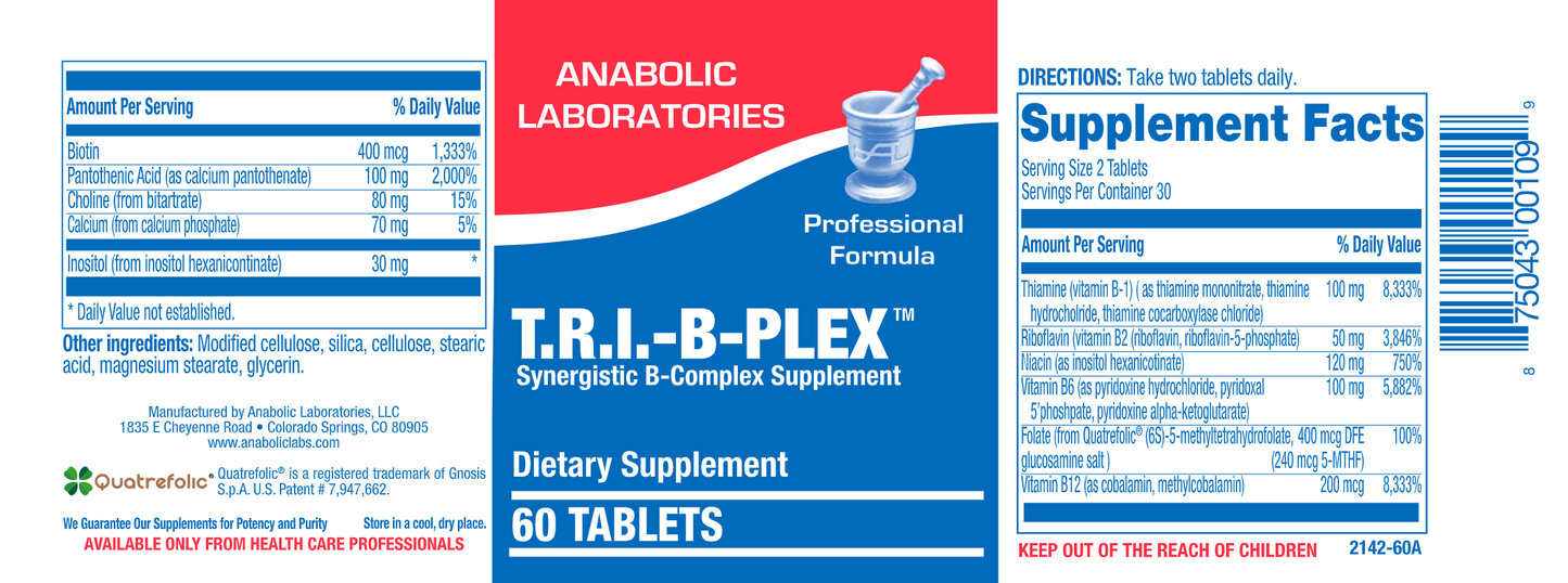 TRI-B-Plex 60 tabs