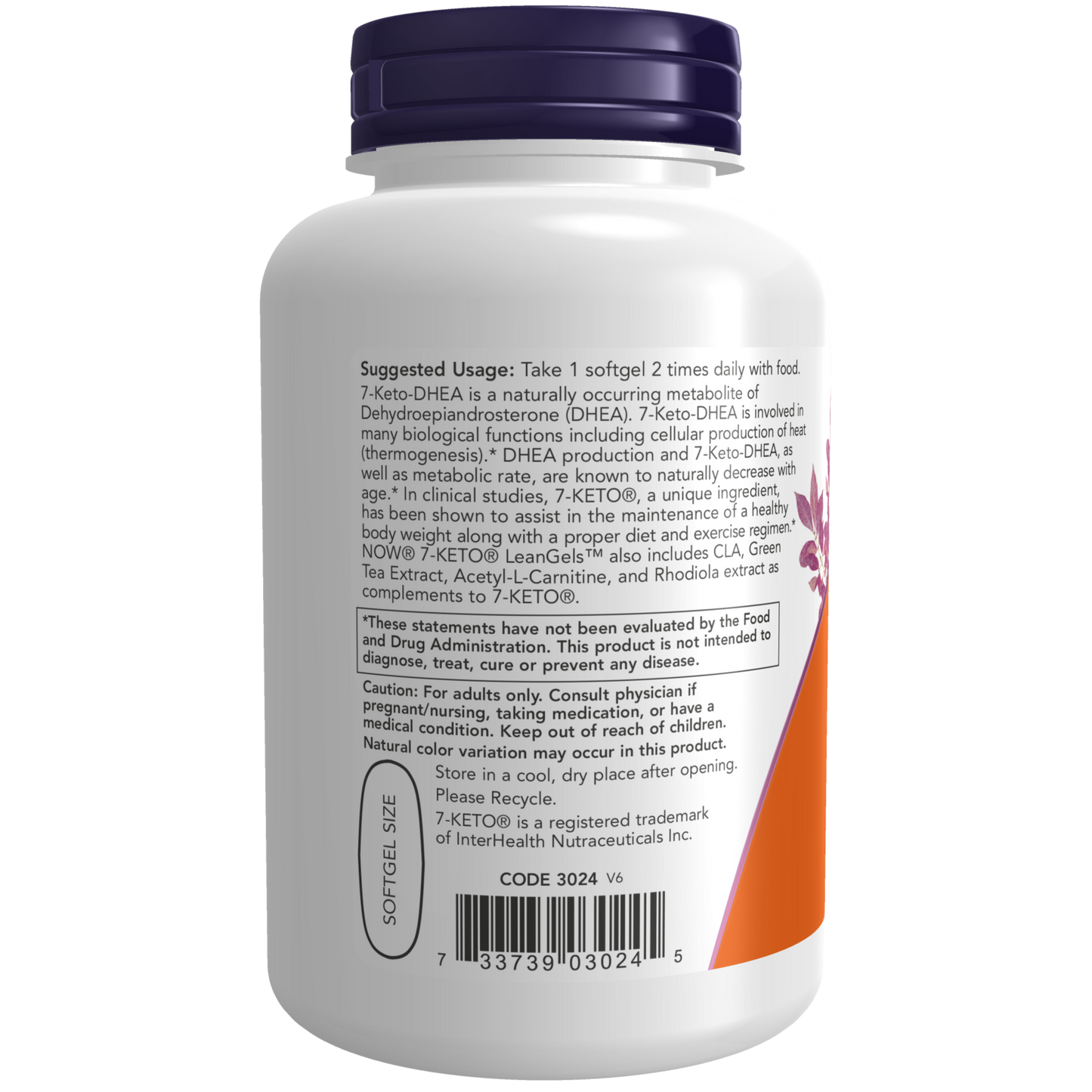 7-KETO LeanGels 100 mg 120 softgels