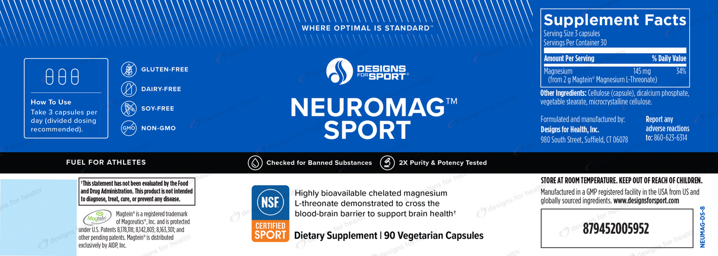 Neuromag Sport 90 vegcaps