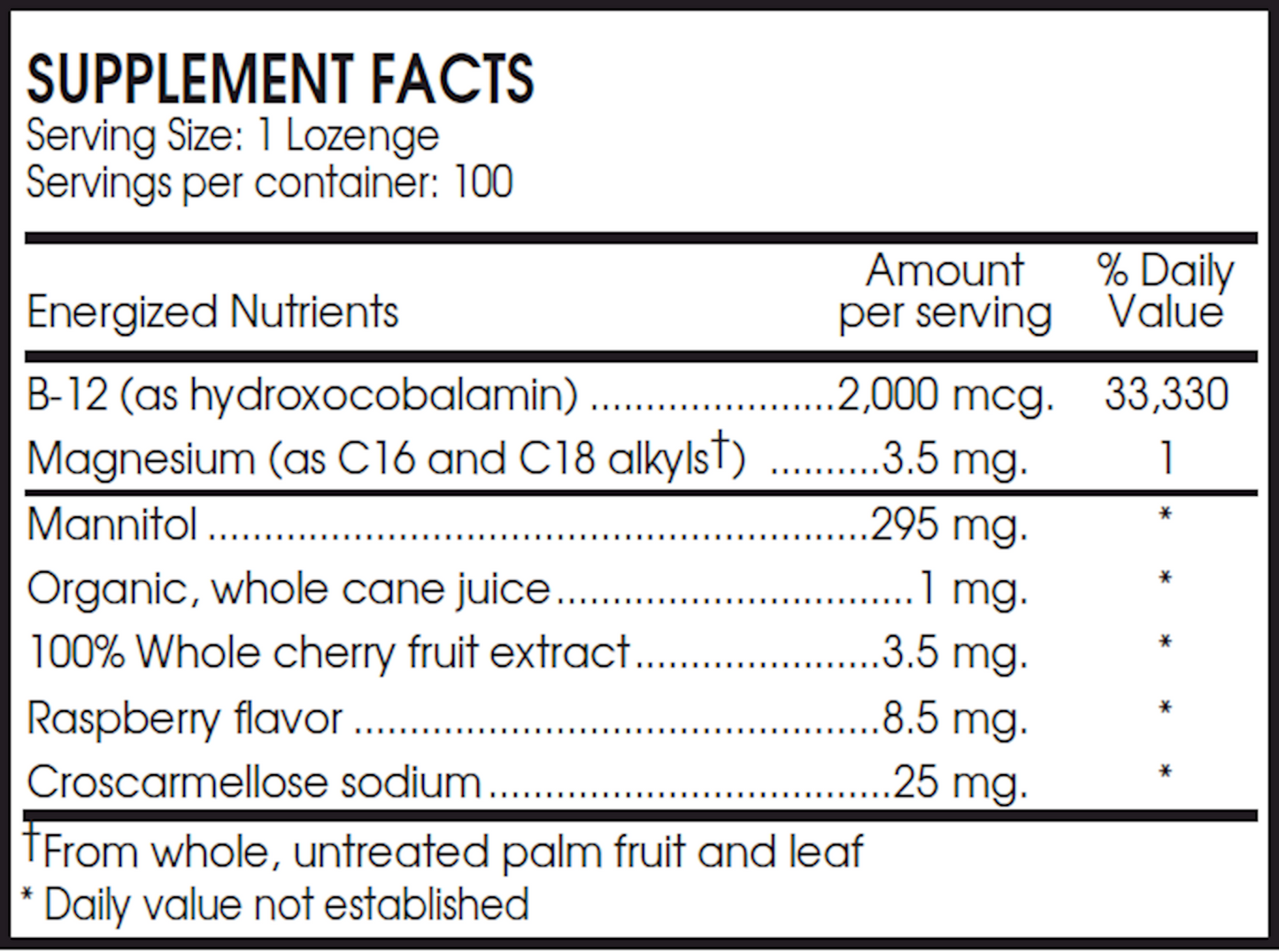 Activated B-12 Guard 2000 mcg 100 loz