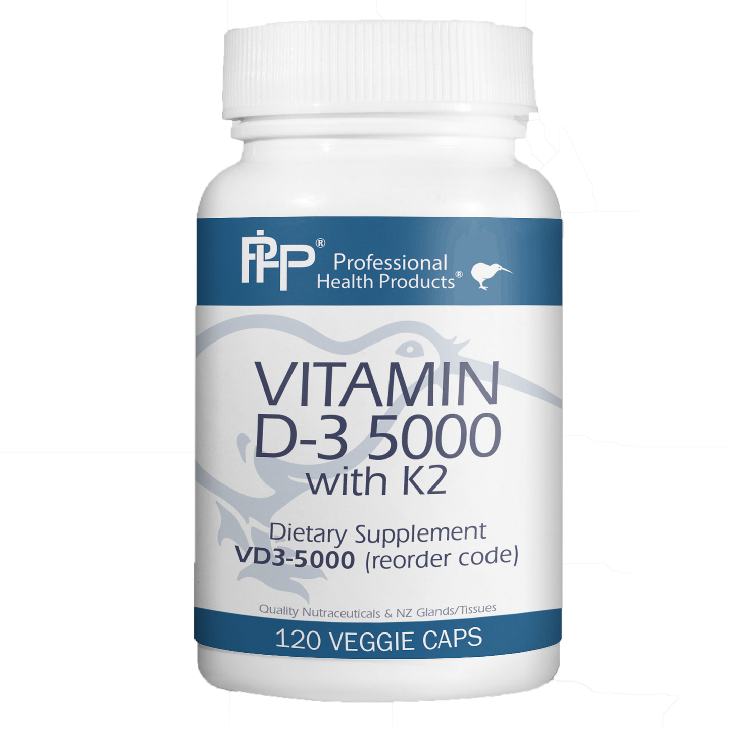 Vitamin D3 5000 with K2 120 vegcaps