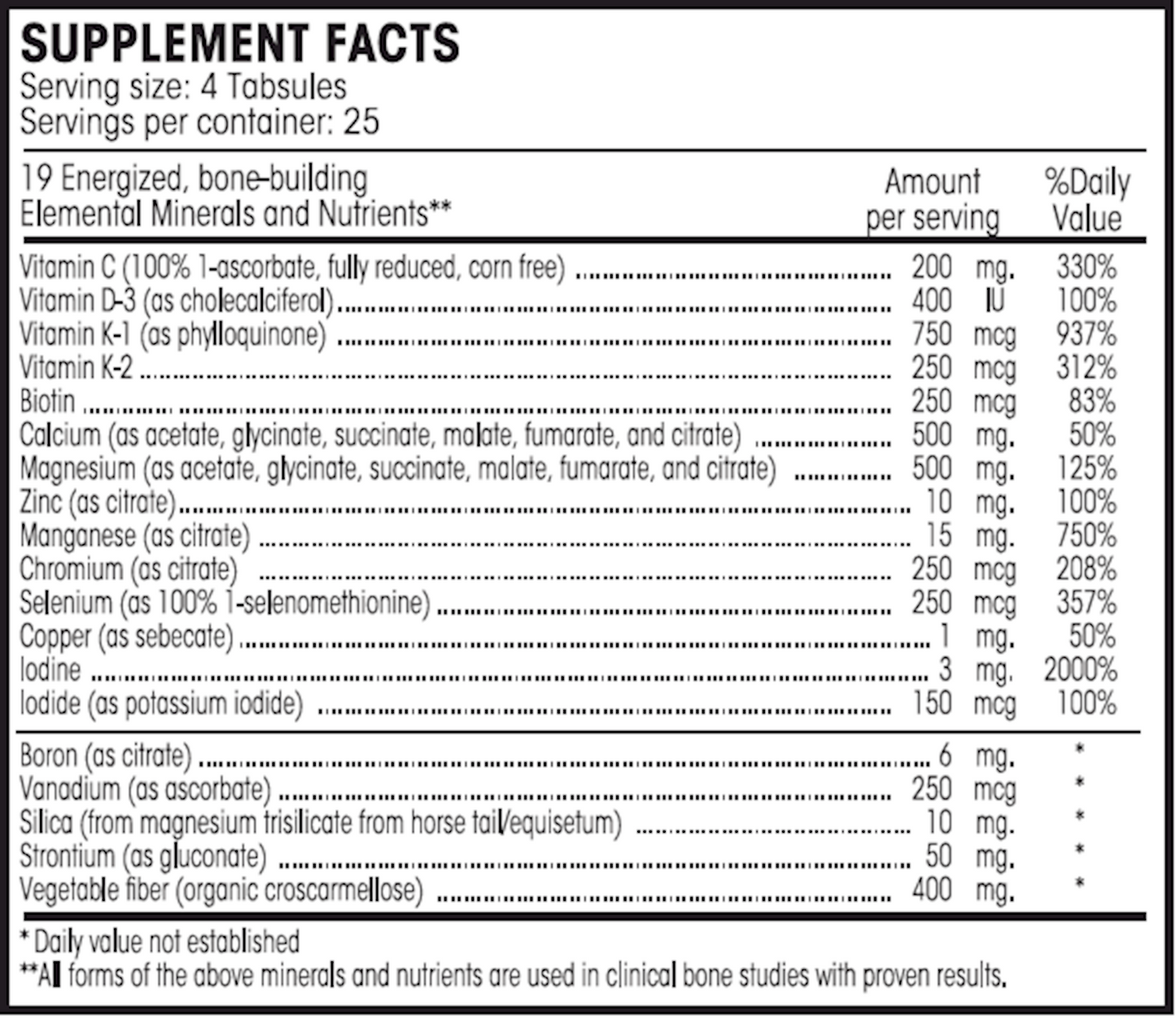 Bone Guard Forté (Reformulated) 100 ct