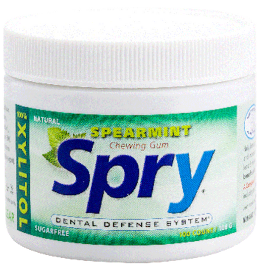 Spry Xylitol Gum Spearmint 100 ct