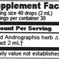 Andrographis extract 2 oz