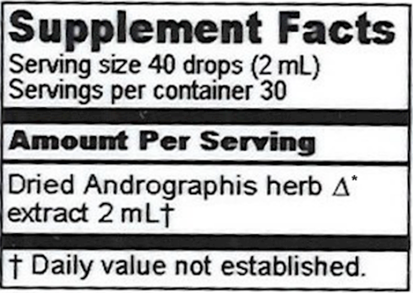 Andrographis extract 2 oz