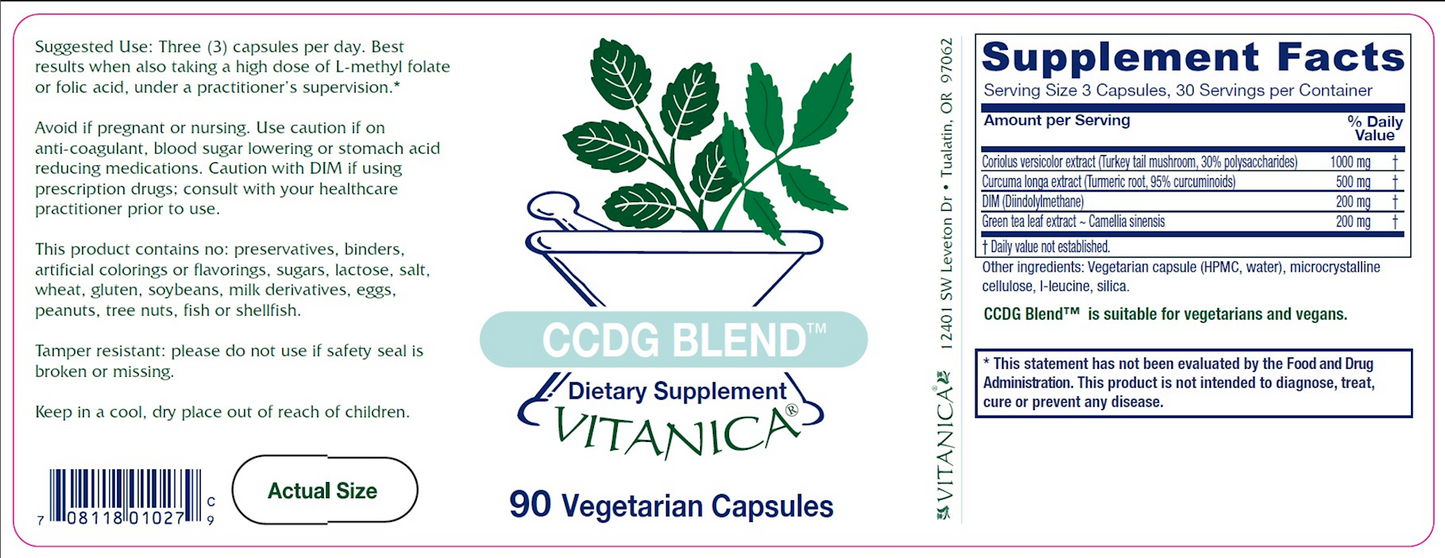 CCDG Blend 90 vegcaps