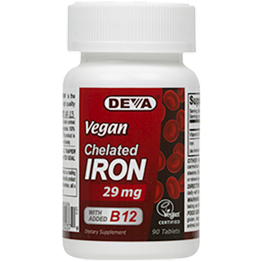 Vegan Chelated Iron 29 mg 90 tabs