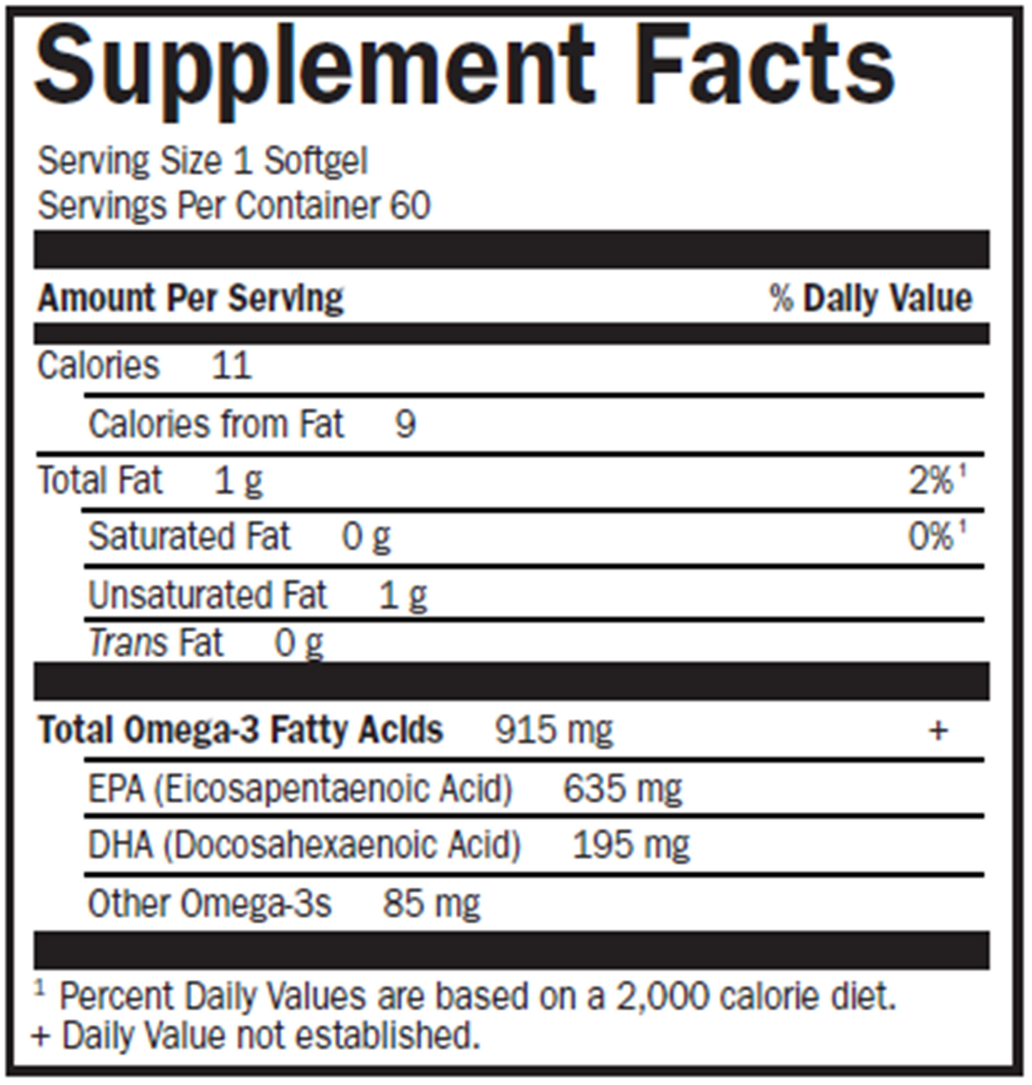 CardiO-3 Orange Flavor 60 gels