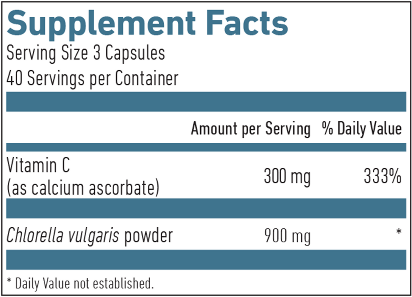 Chlorella Plus C 120 vegcaps