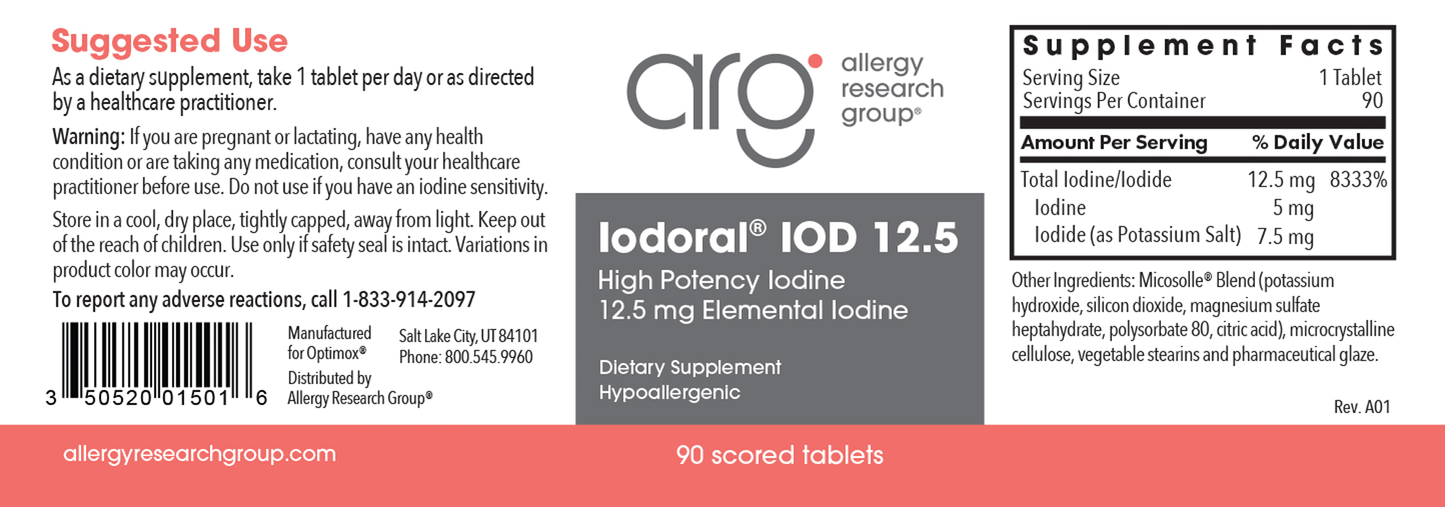 Iodoral® 12.5 mg 90 tabs