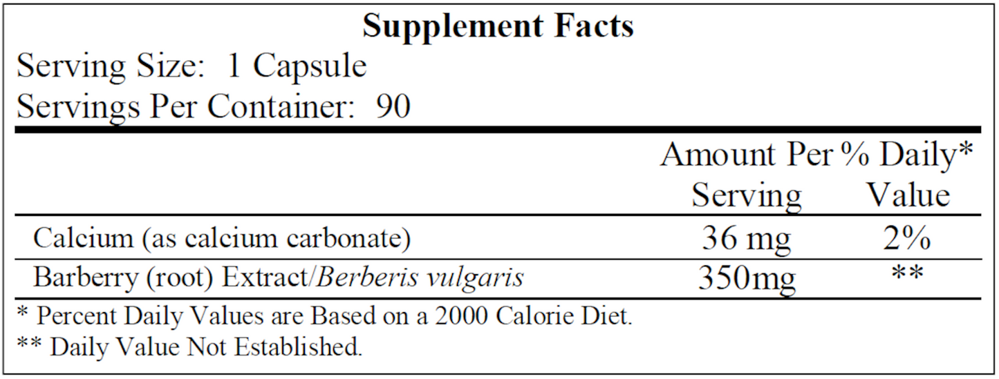 Buffered Berberine 90 caps