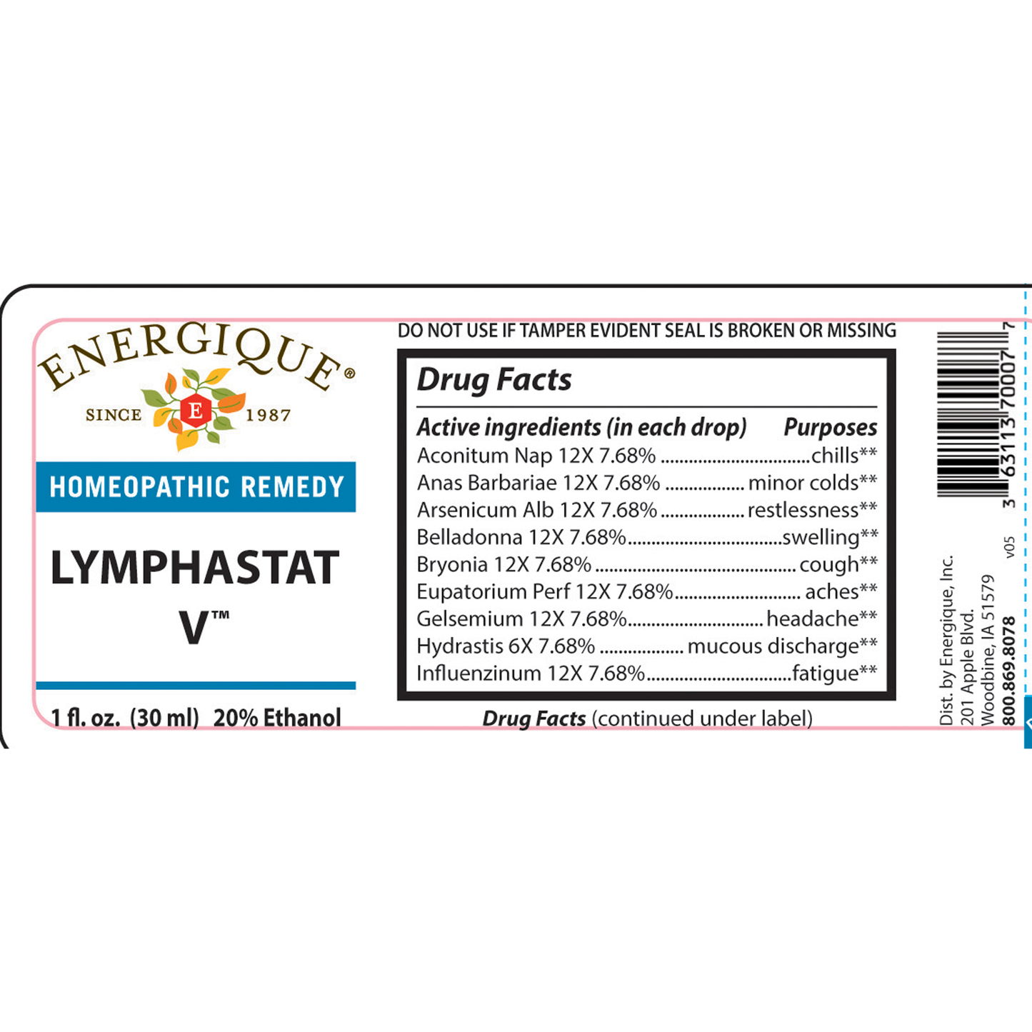 Lymphastat V 1oz