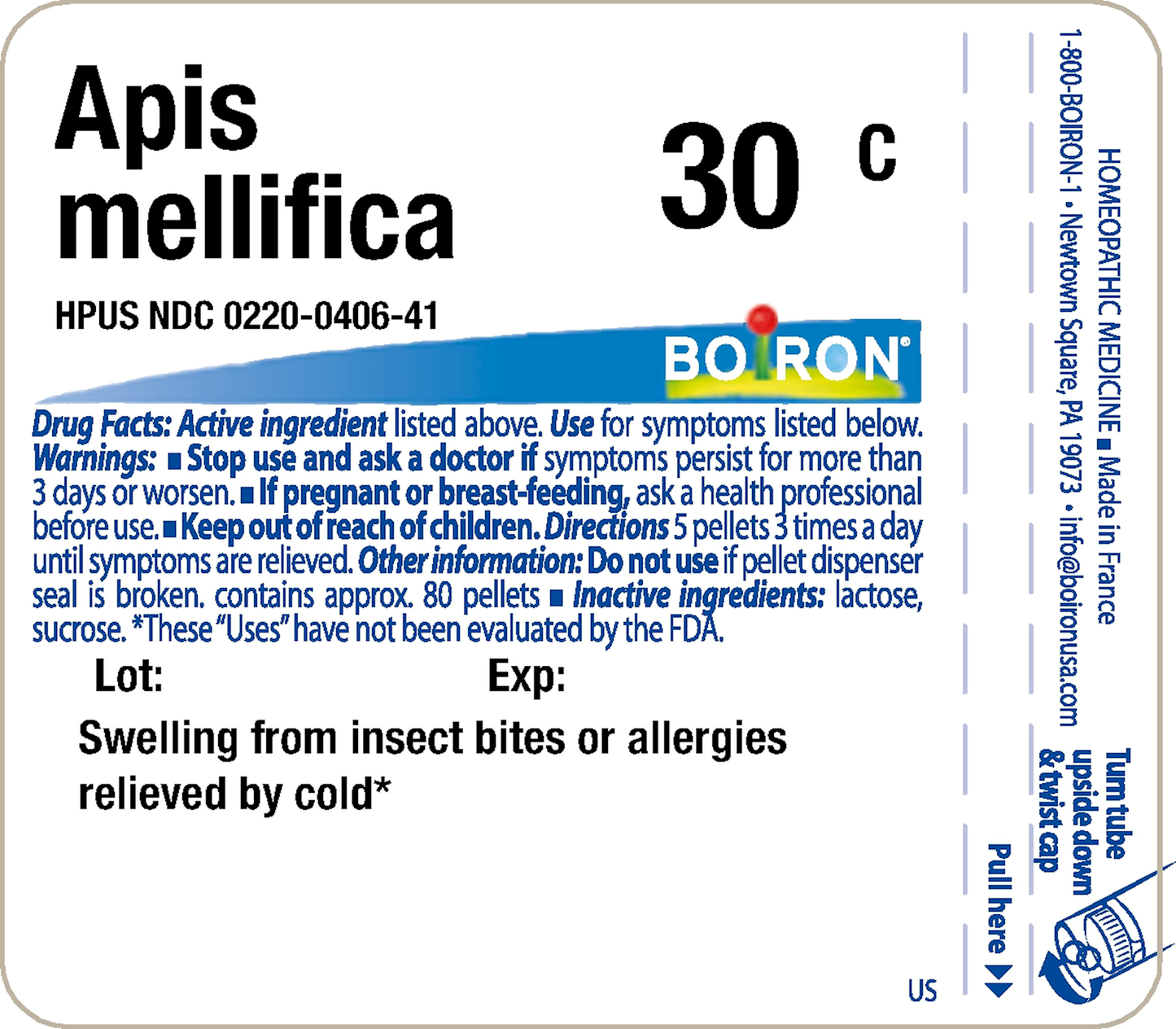 Apis mellifica 30C 80 plts