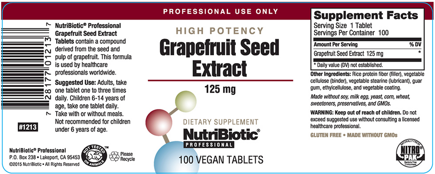 Grapefruit Seed Extract 100 vegan tabs